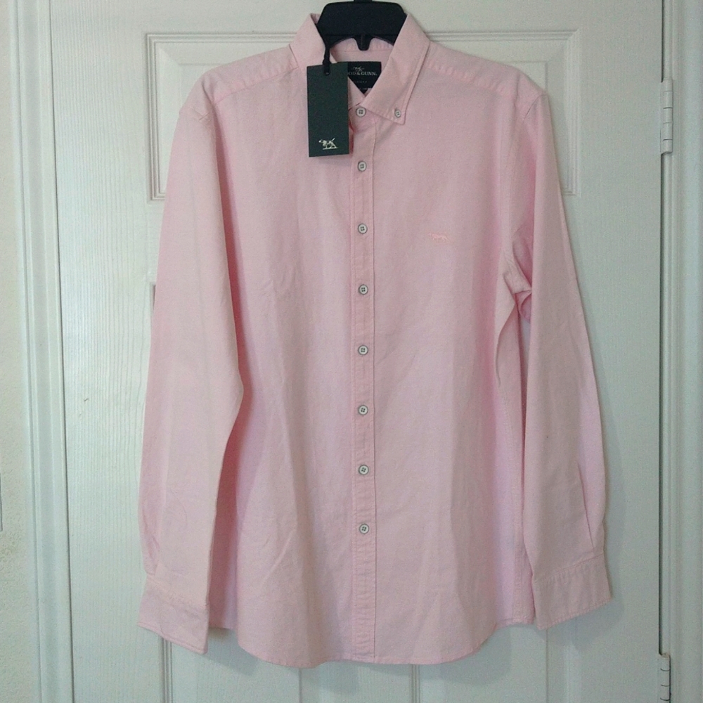 Rodd & gunn men's sports fit button down organic cotton blend Darlington shirt - Picture 9 of 9